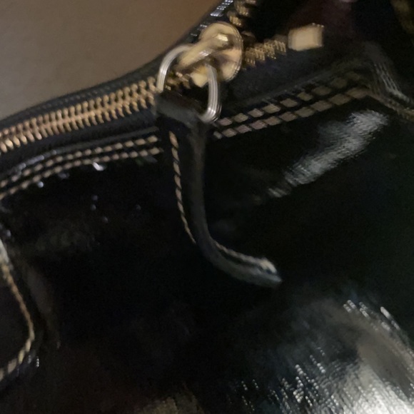 Dooney and Bourke Patent Leather Hobo - Picture 6 of 10